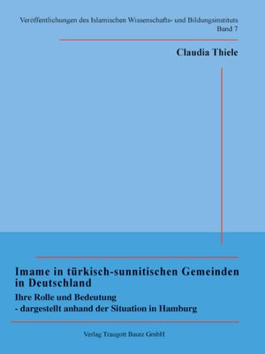 cover image of Imame in türkisch-sunnitischen Gemeinden in Deutschland